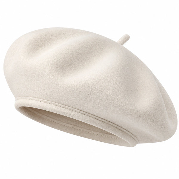 Berretto Basco Elegante Beige