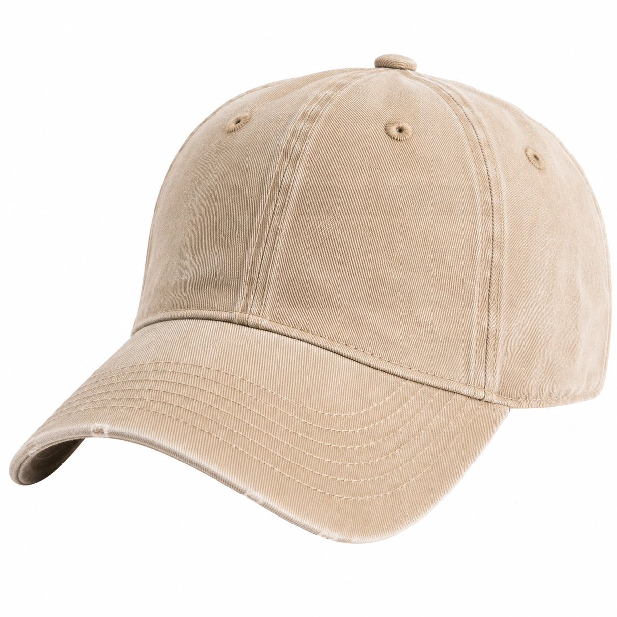 Cappello da Baseball Regolabile Unisex Color Cachi