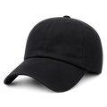 Cappello da Baseball Nero Regolabile