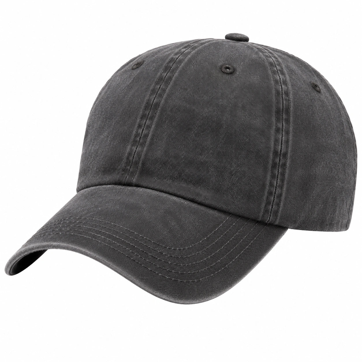 Cappello da Baseball Regolabile Unisex Grigio Scuro