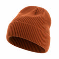Berretto Invernale Unisex a Coste Marrone