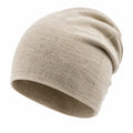 Berretto Unisex in Maglia Beige