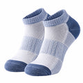 Calzini Sportivi alla Caviglia Traspiranti Bianco/Blu Unisex