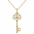 Collana con Ciondolo Chiave in Oro